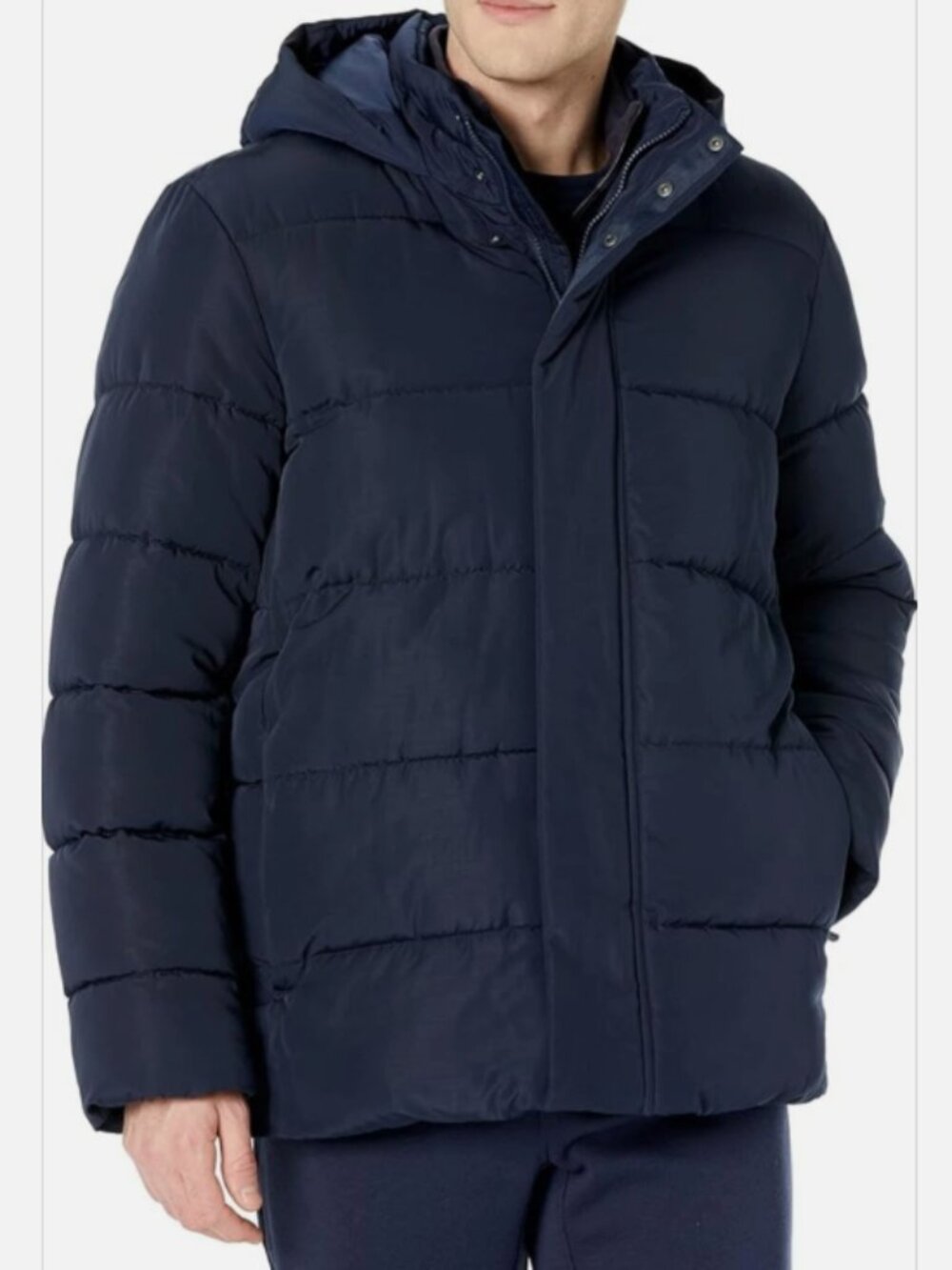 Amazon Aware Men's 2XL Puffer Jacket Navy